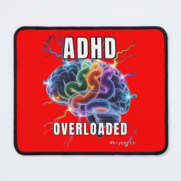 Item preview, ADHD Brain Overloaded - Inside the Chaos designed and sold by kryoarts.