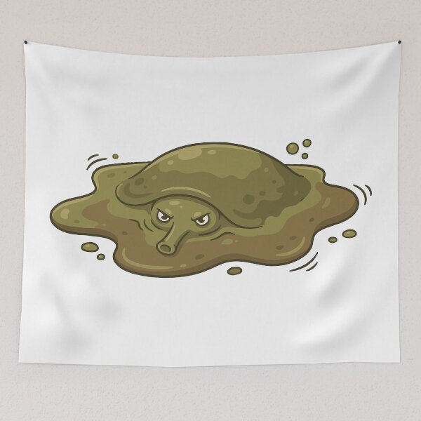 Item preview, Very Angry Puddle Funny Softshell Turtle Meme designed and sold by Petzzz.