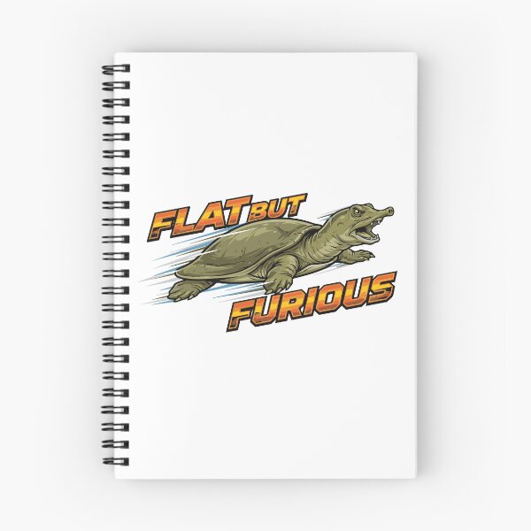 Item preview, Flat But Furious Grumpy Softshell Turtle designed and sold by Petzzz.