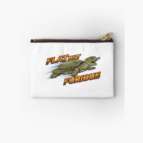 Item preview, Flat But Furious Grumpy Softshell Turtle designed and sold by Petzzz.