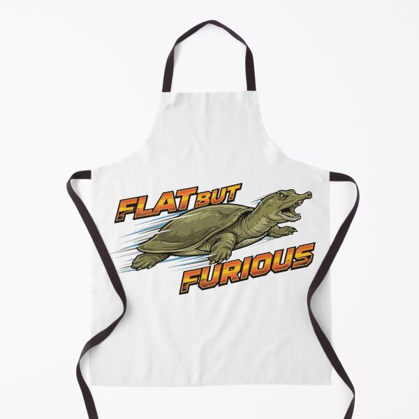 Item preview, Flat But Furious Grumpy Softshell Turtle designed and sold by Petzzz.