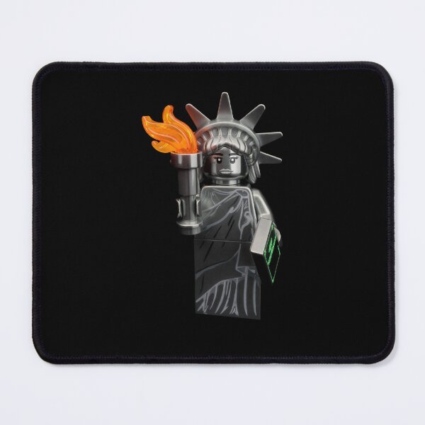 Item preview, Statue of Liberty Minifigure in Chrome Style with Glowing Torch designed and sold by CHROMA NOIR.