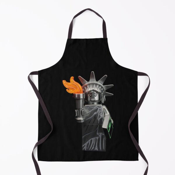Item preview, Statue of Liberty Minifigure in Chrome Style with Glowing Torch designed and sold by CHROMA NOIR.