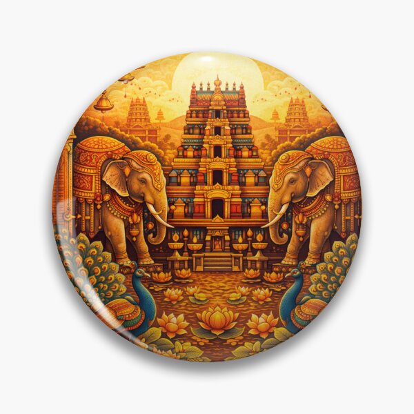 Item preview, Royal Temple Elephant Art designed and sold by Fashionhouse360.
