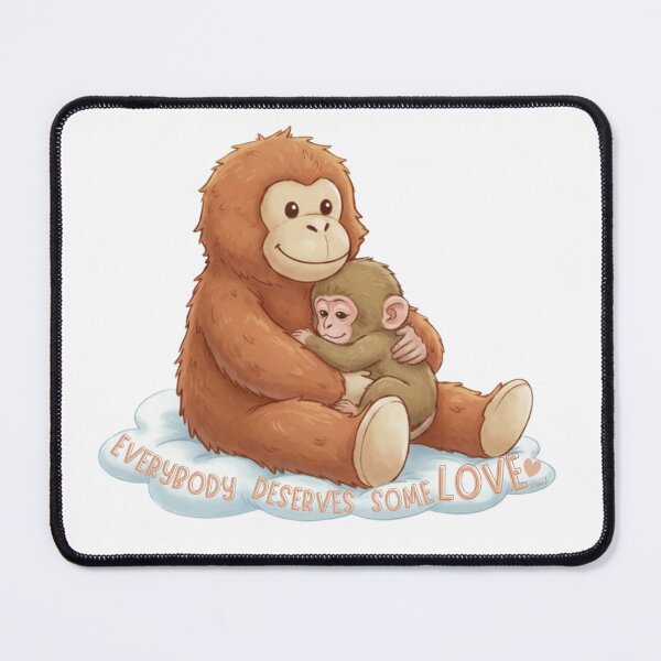 Item preview, Punch the Macaque: Everyone Deserves Love designed and sold by Smilebigfortheworld.