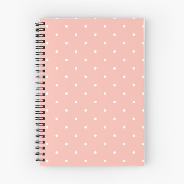 Item preview, Peach and white Polka dot pattern designed and sold by RishabhArts1.
