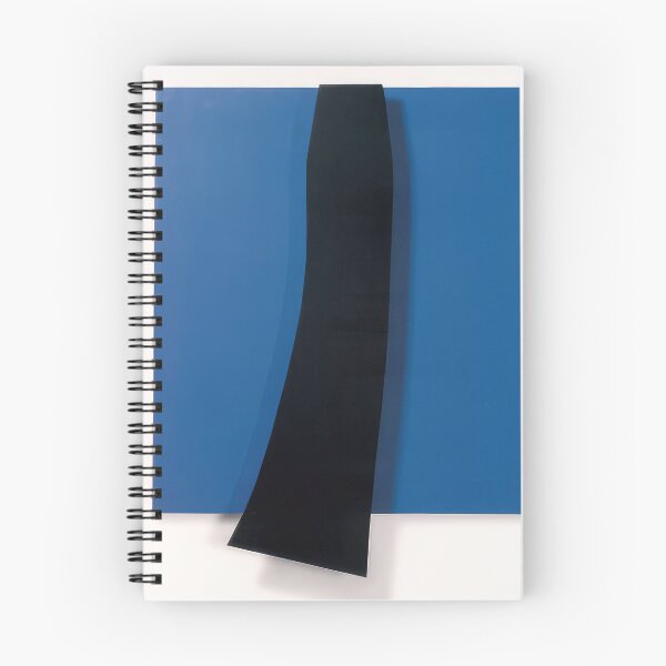 Item preview, black over blue 1963  - Ellsworth Kelly   designed and sold by nebelimr.