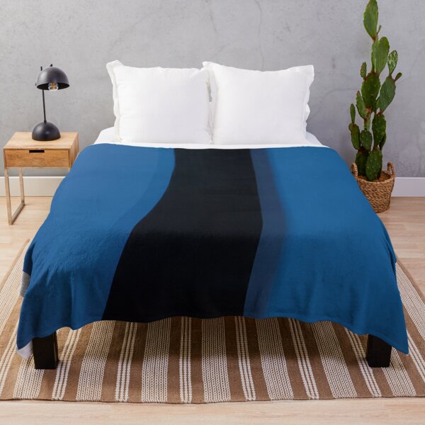 Item preview, black over blue 1963  - Ellsworth Kelly   designed and sold by nebelimr.
