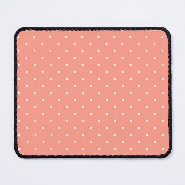 Item preview, Peach and white Polka dot pattern designed and sold by RishabhArts1.