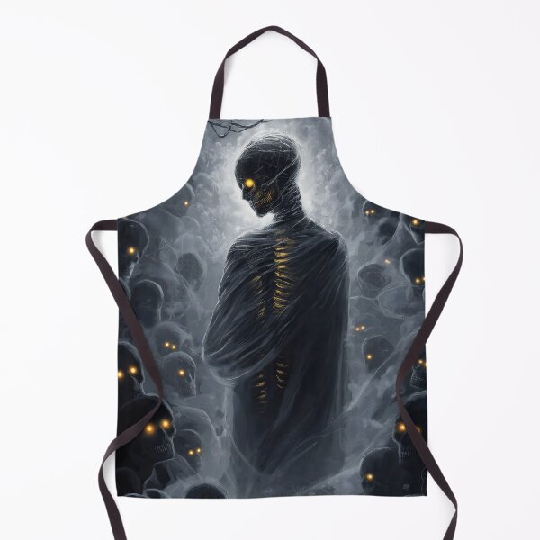 Item preview, Shadow Figure Surrounded By Glowing Eyed Skulls designed and sold by Shoot-The-Moon.