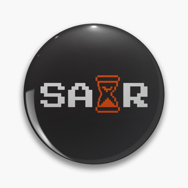 Item preview, Sabr Patience Pixel Art Hourglass Islamic Quote Minimalist Gift designed and sold by Miniature Store.