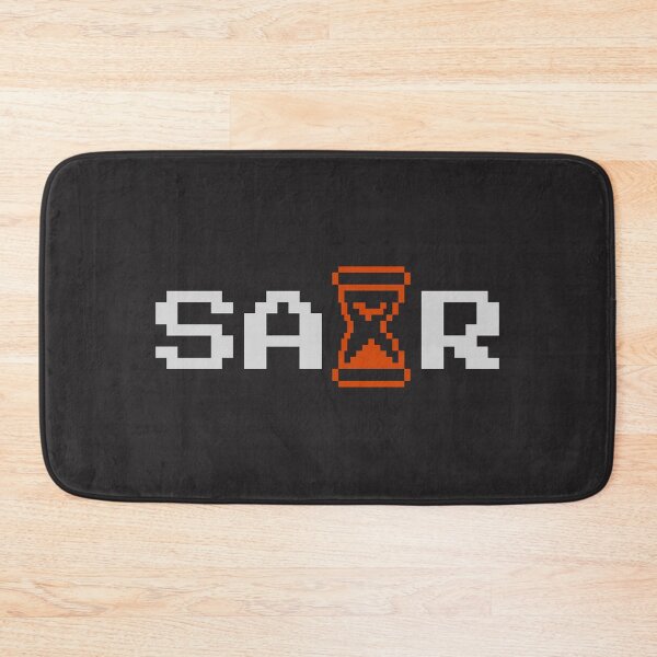 Item preview, Sabr Patience Pixel Art Hourglass Islamic Quote Minimalist Gift designed and sold by Miniature Store.