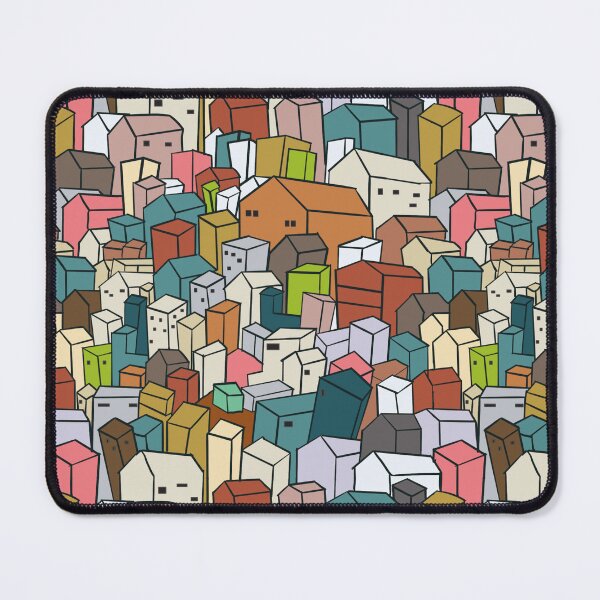 Item preview, Stacked City Buildings Pattern designed and sold by Potattoo.