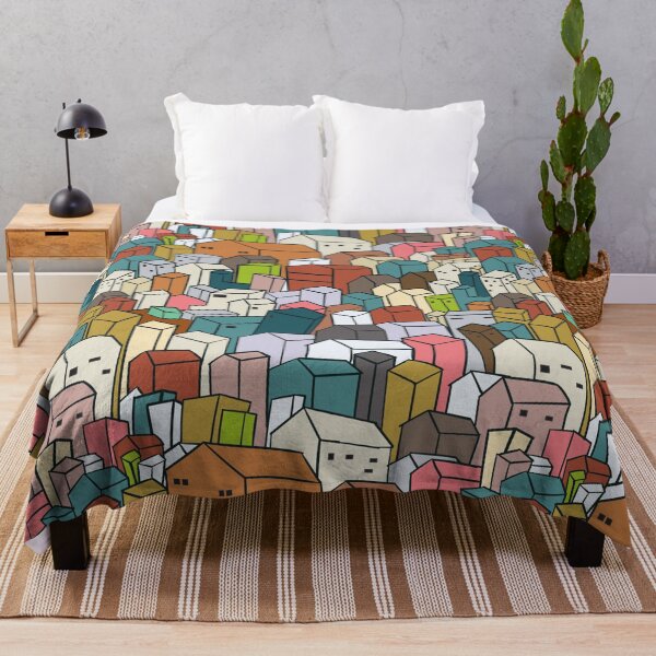 Item preview, Stacked City Buildings Pattern designed and sold by Potattoo.