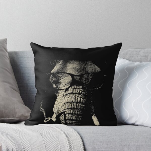 Item preview, Sophisticated Elephant with Eyeglasses and Pipe designed and sold by k3rstman1.