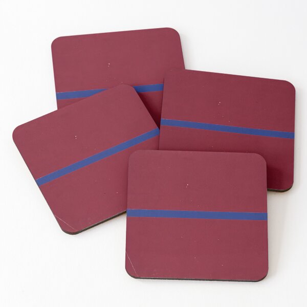 Item preview, blue and red from the series line form color 1951  - Ellsworth Kelly   designed and sold by nebelimr.