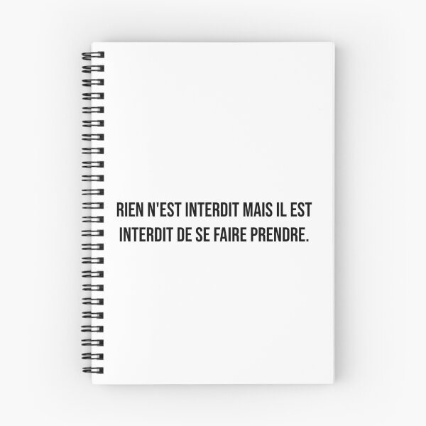 Artikelvorschau, Es ist kein Interdit, aber es ist kein Interdit, bevor Sie es tun. entworfen und verkauft von LiteraryQuotes.