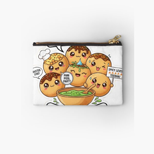 Item preview, Golgappa Squad Cute Indian Street Food Illustration designed and sold by RickyStick.