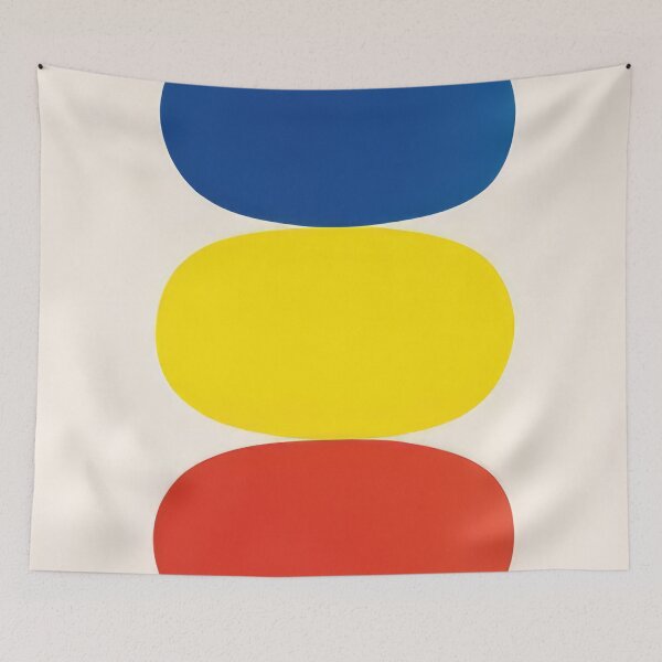 Item preview, blue and yellow and red orange 1965  - Ellsworth Kelly   designed and sold by nebelimr.