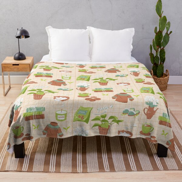 Item preview, A cute pattern with cozy daily life stickers (cat, books, tea and home aesthetics) designed and sold by MinimalAnGo.