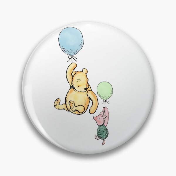 Item preview, Winnie and Piglet Balloon Adventure designed and sold by ColorFlowArt.