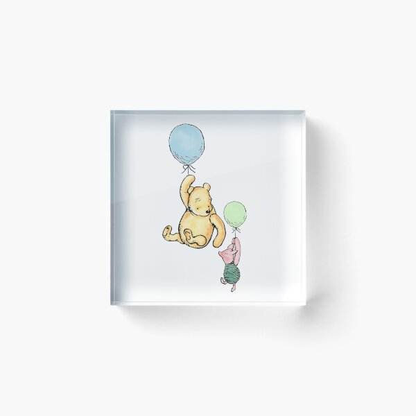Item preview, Winnie and Piglet Balloon Adventure designed and sold by ColorFlowArt.