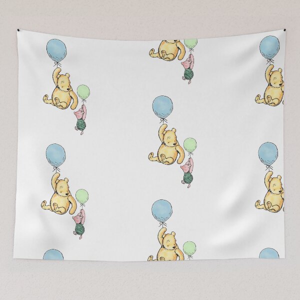 Item preview, Winnie and Piglet Balloon Adventure designed and sold by ColorFlowArt.