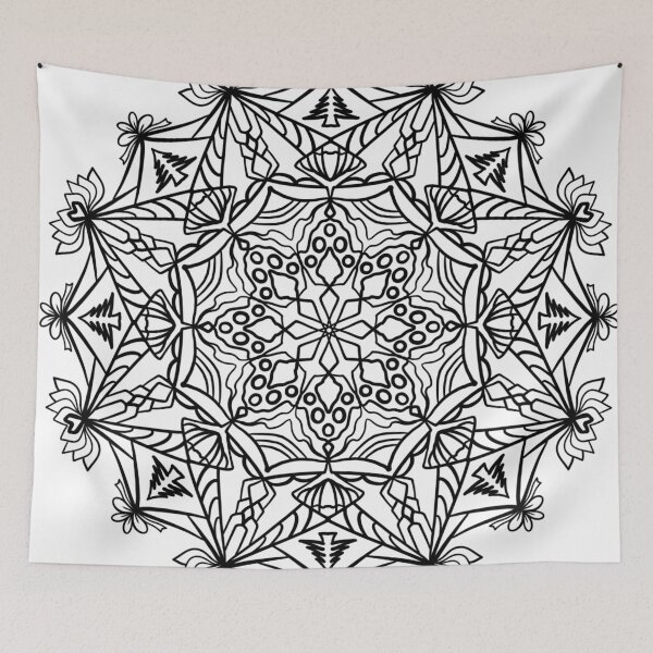 Item preview, intricate mandala designed and sold by Anna's Gallery.