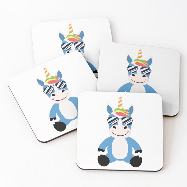 Item preview, Cute Magical Unicorn With Shades designed and sold by Captain Creative.