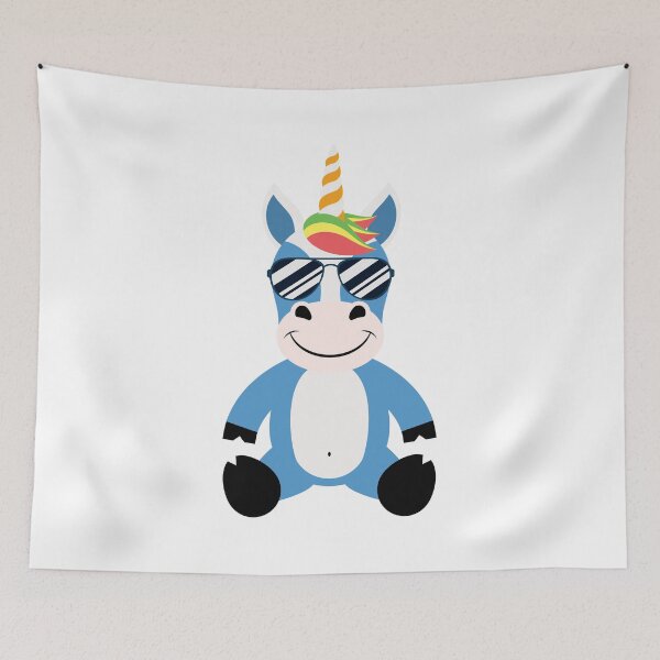 Item preview, Cute Magical Unicorn With Shades designed and sold by Captain Creative.