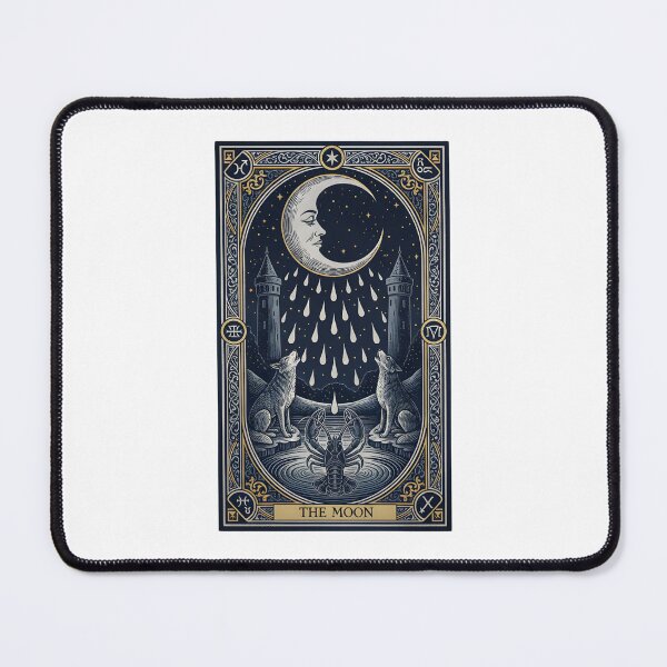 Item preview, The Moon Dark Occult Tarot Card Art designed and sold by Kvarny.