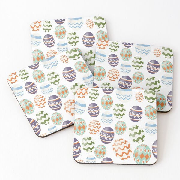 Item preview, Vibrant Patterned Easter Eggs Seamless Design designed and sold by Potattoo.