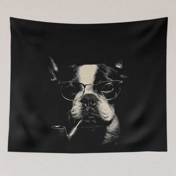 Item preview, Sophisticated French Bulldog Pipe Glasses designed and sold by k3rstman1.
