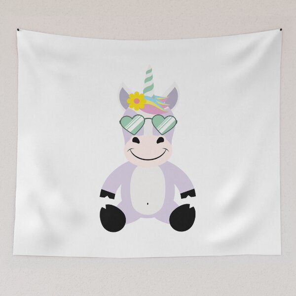 Item preview, Cute Magical Unicorn With Shades designed and sold by Captain Creative.
