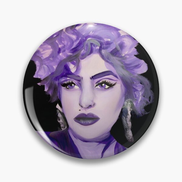 Item preview, Violet Muse – Retrato morado de ensueño designed and sold by Portrait Haven.