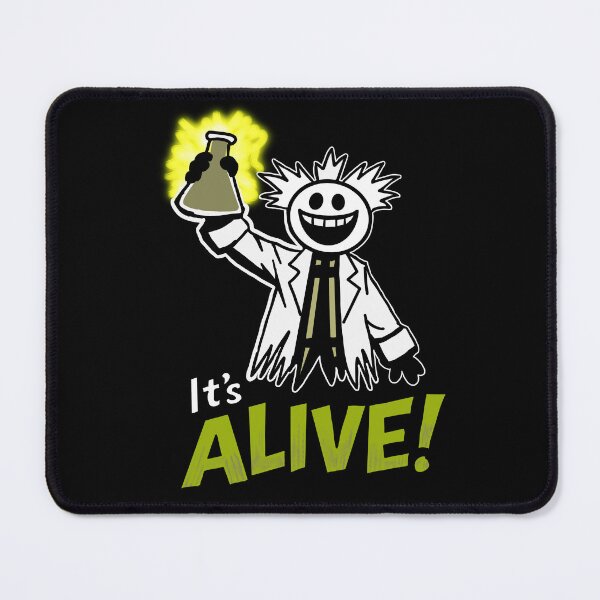 Item preview, Funny Mad Scientist Stick Figure Shirt – It’s Alive Laboratory Humor designed and sold by Popstudio85.