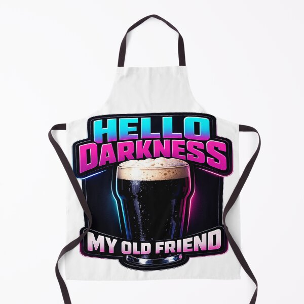 Item preview, Hello Darkness My Old Friend – Stout Beer Night Sticker designed and sold by ARTCREATESHOP.