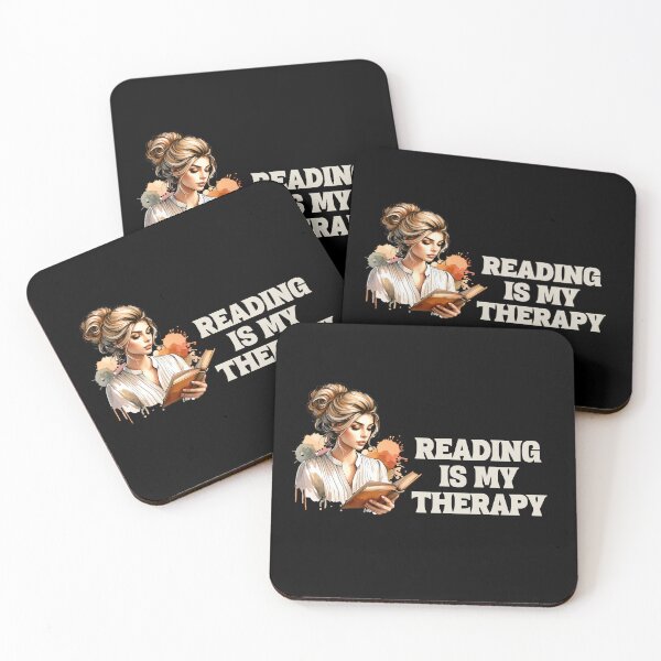 Item preview, Reading Is My Therapy - Book Lover Gift designed and sold by MyCozyCorner24.