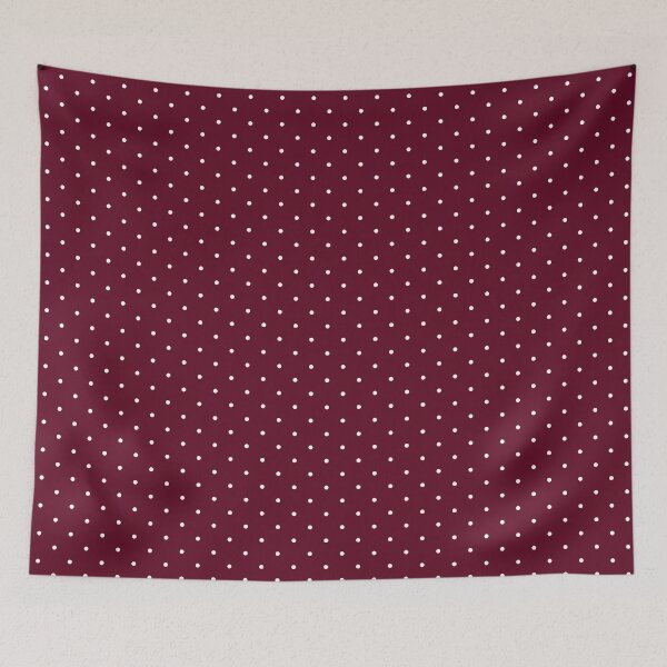 Item preview, Cherry red and white Polka dot pattern designed and sold by RishabhArts1.