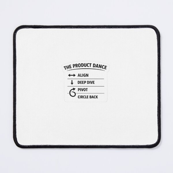 Item preview, The Product Dance – Align, Deep Dive, Pivot, Circle Back | Funny Product Manager Sticker designed and sold by Epic Coloring.