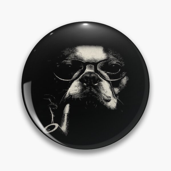 Item preview, Dapper French Bulldog Pipe Smoker Glasses designed and sold by k3rstman1.