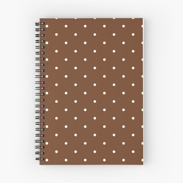 Item preview, Brown and white Polka dot pattern designed and sold by RishabhArts1.