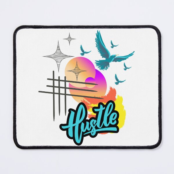 Item preview, Hustle Motivation Design – Inspirational Birds & Retro Sunset Art designed and sold by Aura Design.