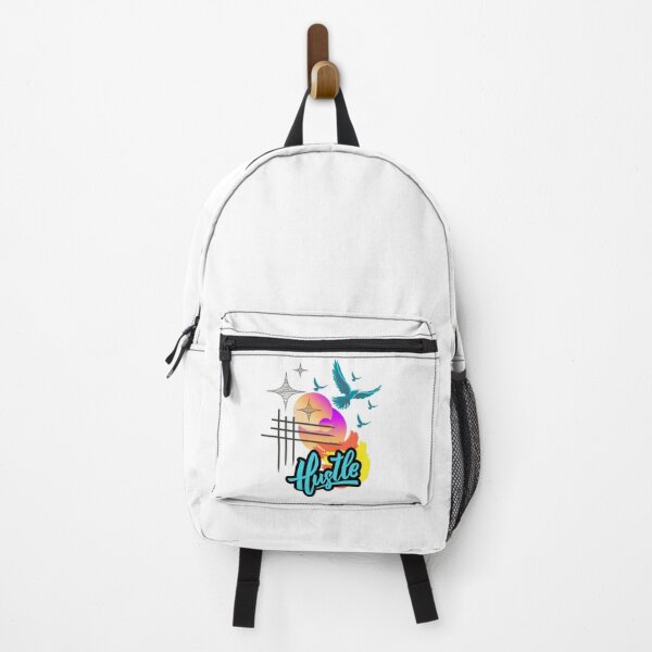 Item preview, Hustle Motivation Design – Inspirational Birds & Retro Sunset Art designed and sold by Aura Design.