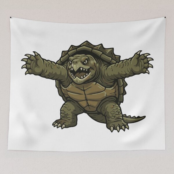Item preview, Free Hugs I Will Bite You Alligator Snapping Turtle designed and sold by Petzzz.