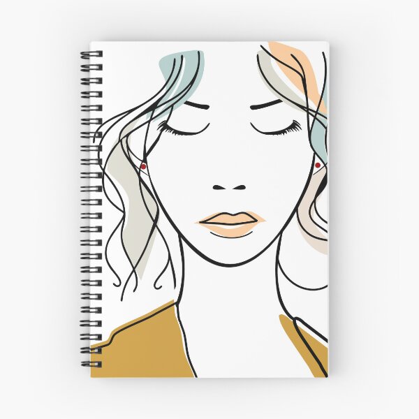 Item preview, Rostro Femenino Minimalista en Línea designed and sold by YanitaTF.