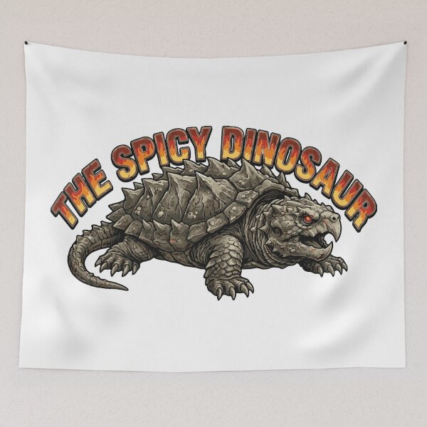 Item preview, The Spicy Dinosaur Funny Alligator Snapping Turtle Meme designed and sold by Petzzz.
