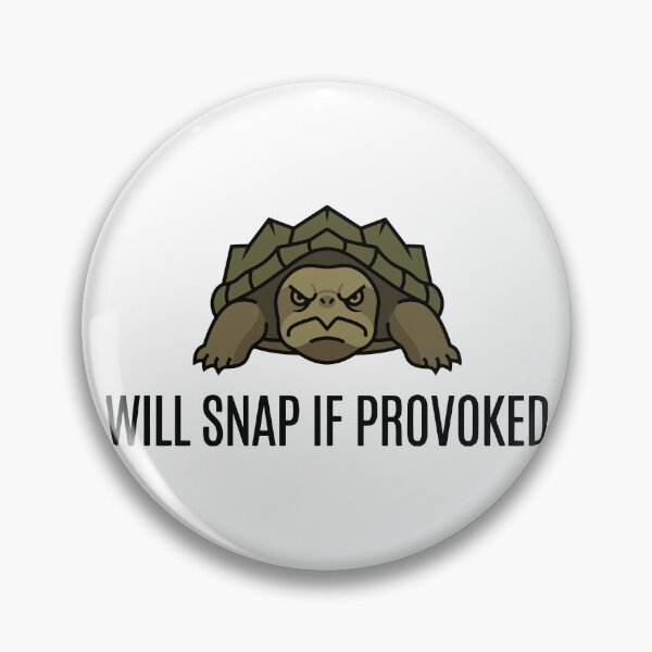 Item preview, Introvert Will Snap Alligator Snapping Turtle Humor designed and sold by Petzzz.