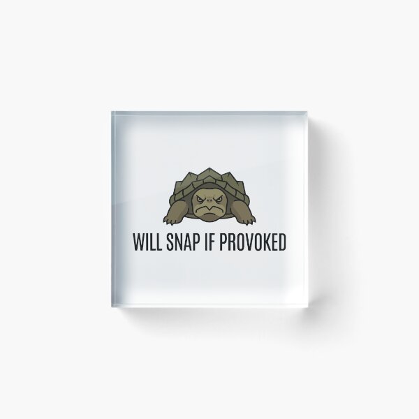 Item preview, Introvert Will Snap Alligator Snapping Turtle Humor designed and sold by Petzzz.