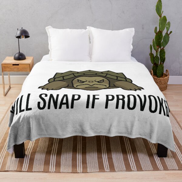Item preview, Introvert Will Snap Alligator Snapping Turtle Humor designed and sold by Petzzz.